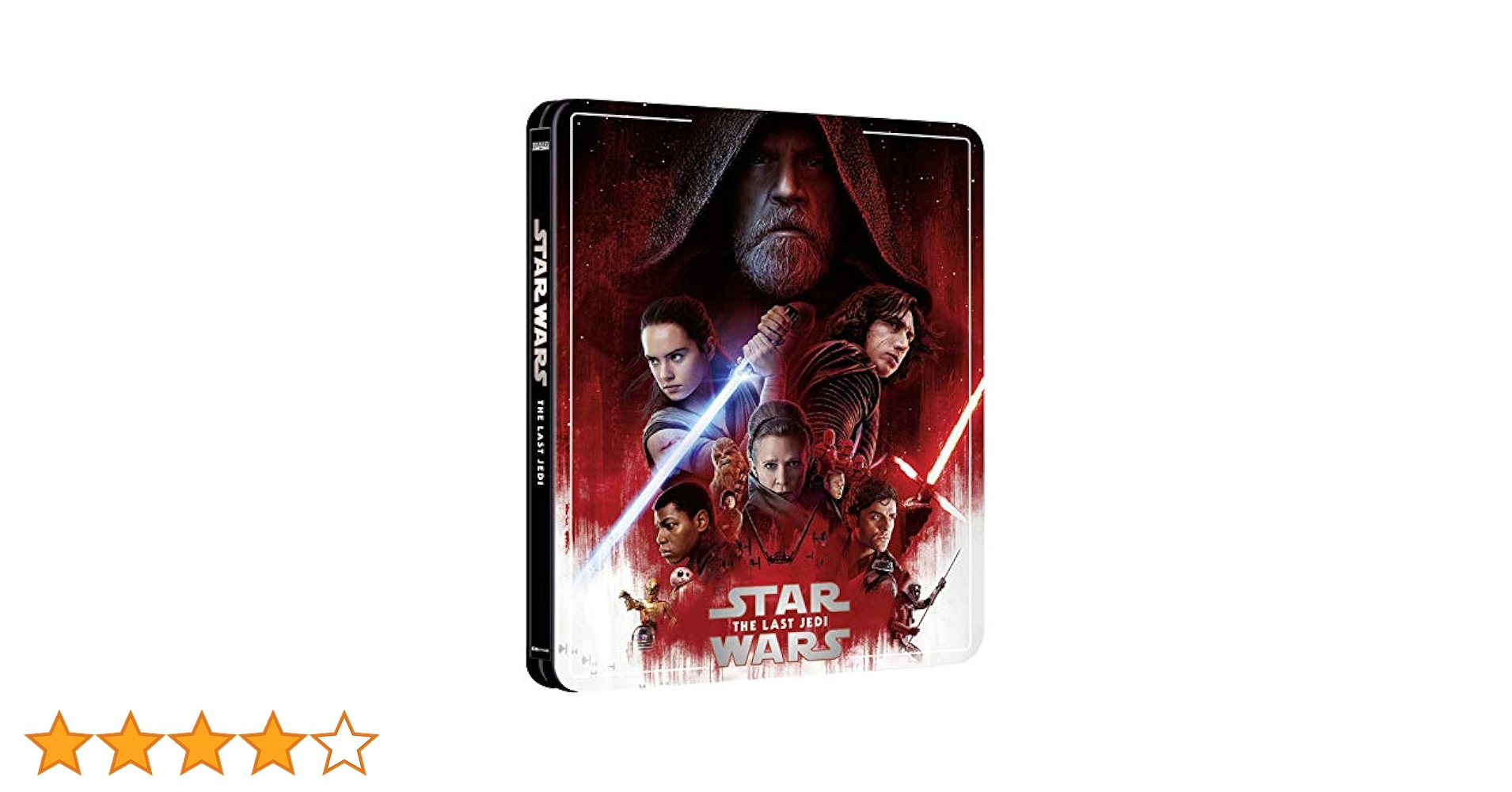スター・ウォーズ 最後のジェダイ スチールブック Blu-ray スター・ウォーズ 最後のジェダイ スチールブック 新品未開封